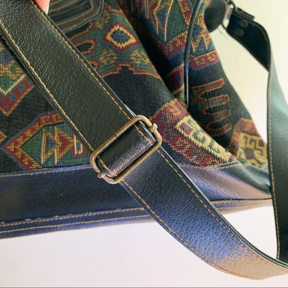 Vintage Gitano Southwestern Boho Large Travel Bag - Picture 11 of 14